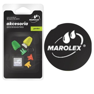 ZAPASOWE DYSZE DO OPRYSKIWACZY MAROLEX zestaw 5 SZTUK dysz do opryskiwacza