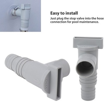 ШЛАНГИ, ПЕРЕХОДНИК, ЗАПОРНЫЙ КЛАПАН ДЛЯ БАССЕЙНА 32 ММ