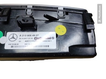 MERCEDES E 213 PANEL KLIMATIZACE 2139054907