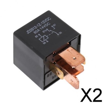 Przekaźnik 2X 12 V 5 Samochody ciężarowe 8 Przekaźnik SPDT 2 szt