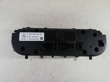 2049004003 MERCEDES CLS PANEL KLIMATIZACE