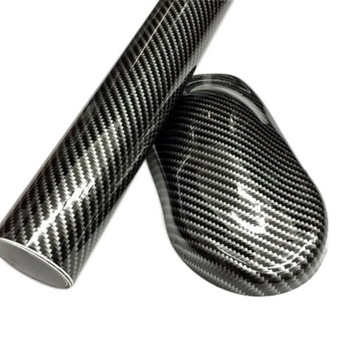 5D УГЛЕРОДНЫЙ ШПОН, ЧЕРНЫЙ ГЛЯНЦЕВЫЙ + ПРЯМОЙ