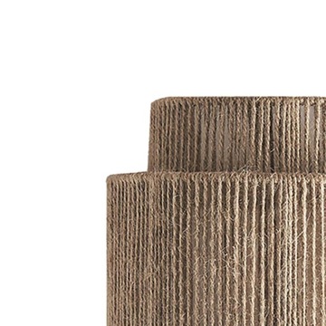 Настенный светильник в стиле бохо, сельский дом, джутовая веревка, настенный бра для туалетного столика, прихожей, спальни