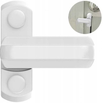 МЕТАЛЛИЧЕСКАЯ ЗАЩИТА ДЛЯ ОКОН ДВЕРИ ЗАМОК ДЛЯ ОКОННЫХ ДВЕРНЫХ РУЧОК 2 ШТ.