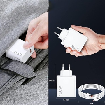 ЗАРЯДНОЕ УСТРОЙСТВО 120 Вт XIAOMI 13 12T 11T PRO 13 12 LITE 12X REDMI ПРИМЕЧАНИЕ 12 11S 10S