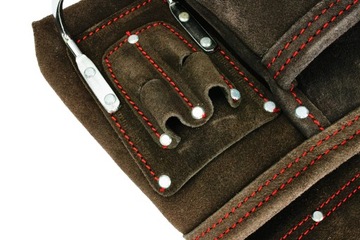 Вместительный пояс для монтажных инструментов из кожи TUCANO.