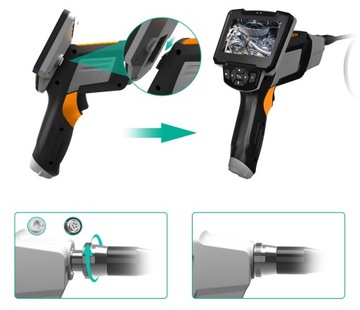 ИНСПЕКЦИОННАЯ камера ДУО ЭНДОСКОП 5М 6LED 2x 720p HD