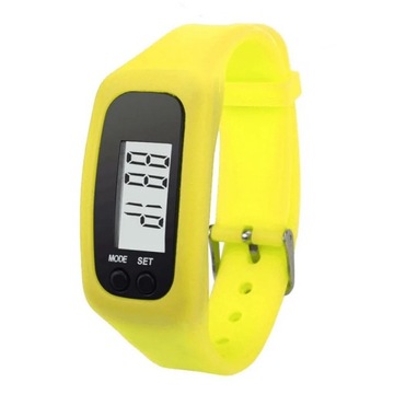 Display Fitness Step Count Tracker Sports Smart Watch Bracelet LED