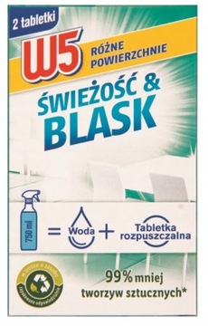 Tabletki W5 1l czyszczenie wielofunkcyjne