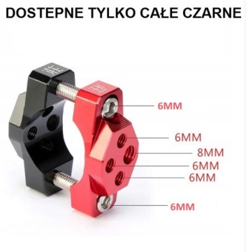 ЗАЖИМ ДЛЯ БАГАЖНИКОВ, ТРУБКА 20-33ММ ДЛЯ МОТОЦИКЛА
