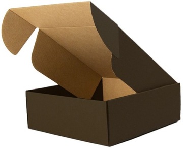 Karton do wysyłki fasonowy CZARNY 200x200x70mm Pudełko InPost A 20 sztuk