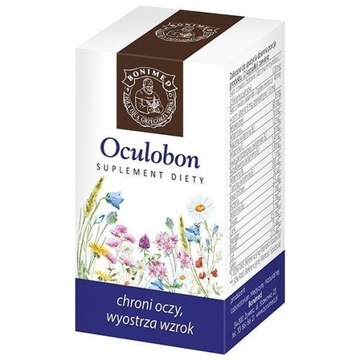 OCULOBON OCZY WZROK LUTEINA BORÓWKA BETAKAROTEN 60