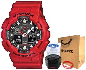 Zegarek Casio G-SHOCK GA-100B-4AER 20BAR hologram