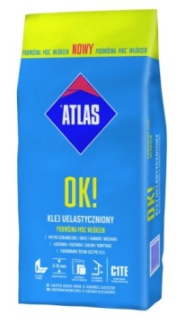 ЭЛАСТИЧНЫЙ ПЛИТОЧНЫЙ КЛЕЙ КЛАССА C1TE ATLAS 5 КГ