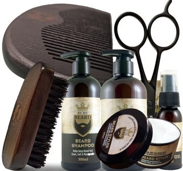 Шаблон расчески для бороды Set By My Beard Brush