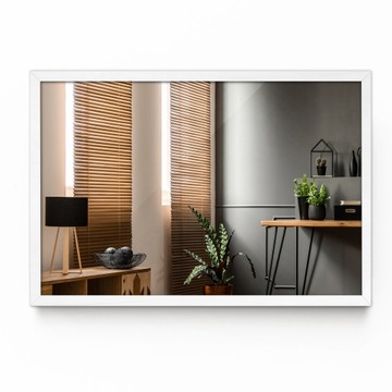 Piękne Lustro do Łazienki w Ramie MDF 80x60 cm