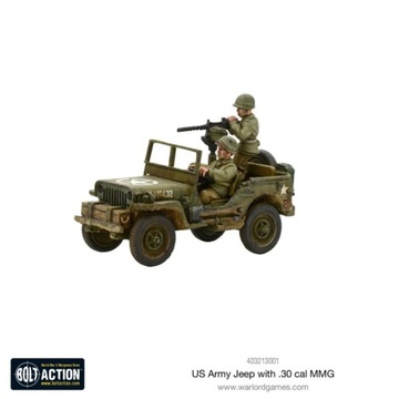 BOLT ACTION US Army Jeep with 30 Cal MMG [403213001]