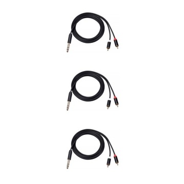 3 zestaw Kabel audio Podwójny obrotowy elastyczny