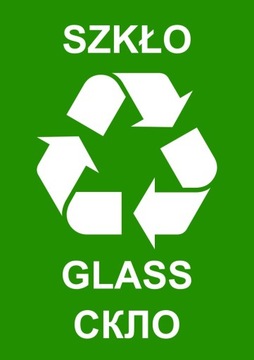 Zestaw naklejek recykling 6 szt ~A6 (PL, ENG, UKR)