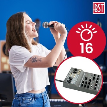 6-канальный музыкальный микшер, звуковая карта BT DSP