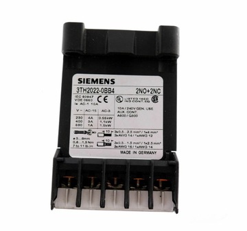 SIEMENS 3TH2022-0BB4 3TH20220BB4 КАТУШКА 24 В ПОСТОЯННОГО ТОКА