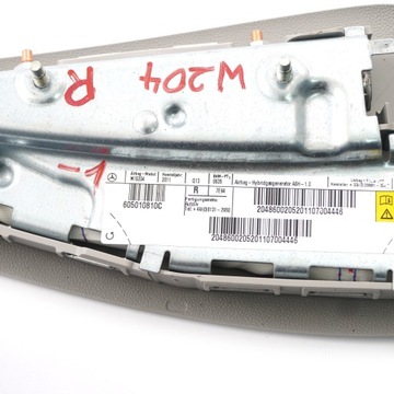 MERCEDES W204 W212 ULOŽENÍ VZDUCHOVÁ AIRBAG SEDADLO PRAVÝ PŘEDNÍ A2048600205