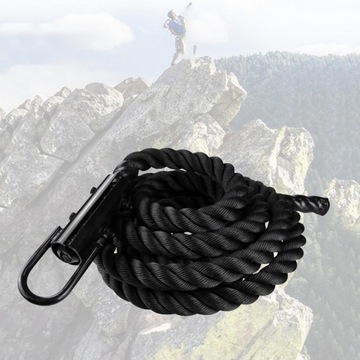 Lina wspinaczkowa poprawia siłę fizyczną skakankę do walki 38 mm x 3 m