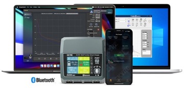 Двухканальное зарядное устройство SkyRC D200 Neo+ NFC 6S LiPo/LiIon AC/DC 35A 2x400W