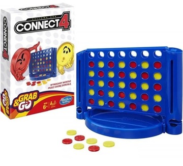 CONNECT 4 Kultowa Gra zręcznościowa strategiczna HASBRO B1000 wersja POLSKA