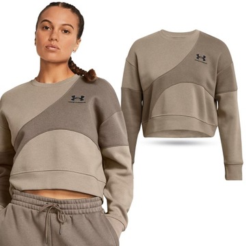 BLUZA DAMSKA UNDER ARMOUR DRESOWA KRÓTKA SPORTOWA BAWEŁNA 1382721