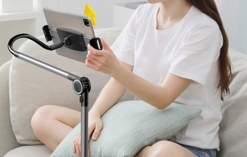 РЕГУЛИРУЕМАЯ РУЧКА BASEUS НАСТОЛЬНАЯ ПОДСТАВКА ДЛЯ ТЕЛЕФОНА ПЛАНШЕТА НАСТОЛЬНАЯ ВЕРХНЯЯ 4,7–12,9 ДЮЙМА