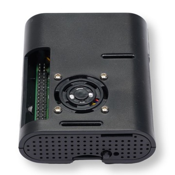 Корпус для Raspberry Pi 5 с ШИМ-управляемым вентилятором и 5-ю радиаторами