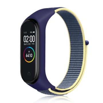 Ремень для XIAOMI MI BAND REPLACEMENT 3/4/5/6 REPLACEMENT NYLON BLACK