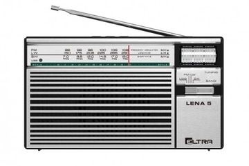 ELTRA Radio LENA 5 USB Srebrne