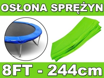 Kołnierz ochronny na sprężyny SkyRamiz Zielony do trampoliny ogrodowej