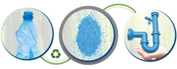 Сифон для переработанной мойки с двумя чашами