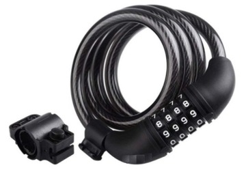 ВЕЛОСИПЕДНЫЙ ЗАМОК С 4-ЗНАЧНЫМ КОДОМ