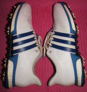 ADIDAS Tour360 — КОЖАНЫЕ КРОССОВКИ ДЛЯ ГОЛЬФА 48 и 2/3; 31 см