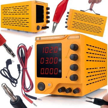 ZASILACZ LABORATORYJNY REGULOWANY PRECYZYJNY ROSFIX AMPRUSH HQ 0-102V 0-3A