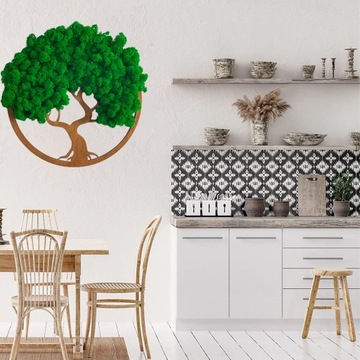 ПОДАРОЧНОЕ деревце ЖИЗНИ ДЕРЕВО СЧАСТЬЯ ЖИВАЯ КАРТИНА мох мох БОНСАЙ