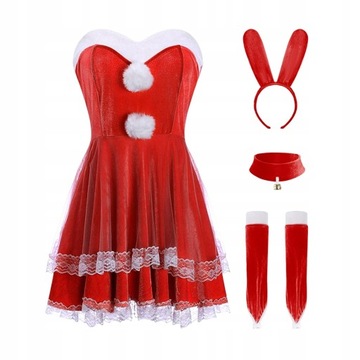Lolita KOSTIUM POKOJÓWKA Cosplay Halloween S-4XL