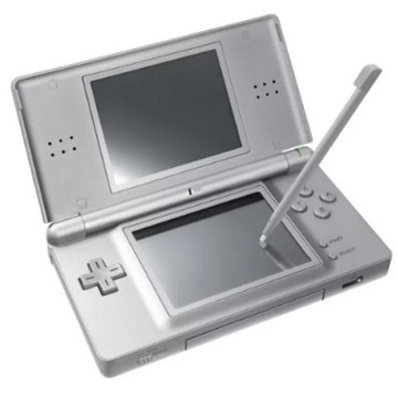 Nowa konsola przenośna Nintendo DS Lite srebrna