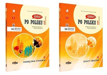 HURRA!!! PO POLSKU 1 NOWA EDYCJA PODRĘCZNIK + ZESZYT ĆWICZEŃ KOMPLET