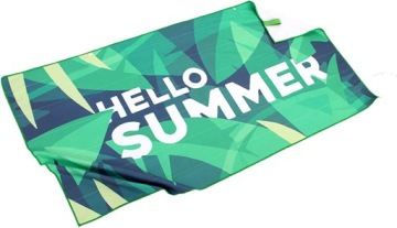 Большое быстросохнущее пляжное полотенце 150х70 (D034)