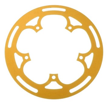 Защитный диск для горного велосипеда BCD, золотой диск из алюминиевого сплава 130 мм