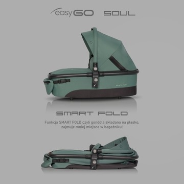 EasyGo Soul Agava коляска 1 в 1 + поясная сумка
