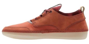 Półbuty damskie Clarks Nature IV skórzane pomarańczowe 41