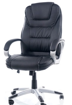 Стильное черное офисное кресло Q-031