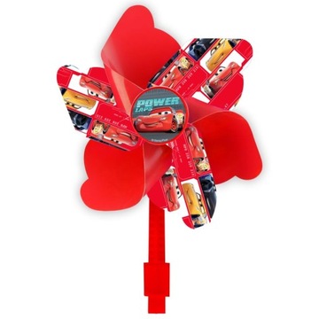 Wiatraczek ozdobny na kierownicę rowerka, hulajnogi, wózka itp. - CARS Auta