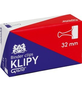 Klipy biurowe GRAND 32mm 110-1094 12 sztuk